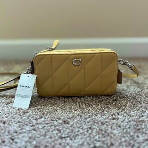 Coach Crossbody Bag Muted Yellow Mustard
